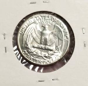 1960 WASHINGTON QUARTER BU-UNC