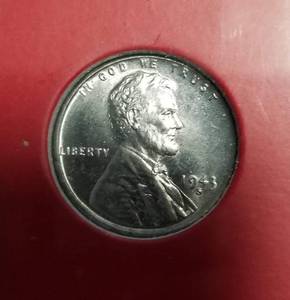 1943-S WWII WARTIME STEEL CENT IN HIGHER GRADE