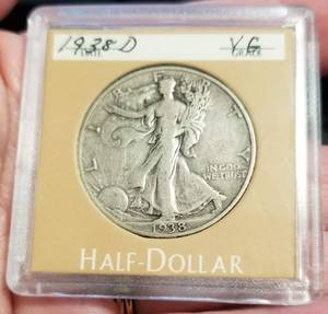 1938-D WALKING LIBERTY HALF DOLLAR BETTER DATE COIN