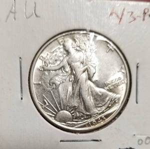 1943 WALKING LIBERTY HALF DOLLAR