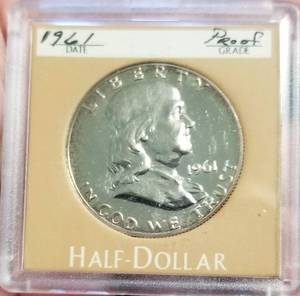 1961 PROOF FRANKLIN HALF DOLLAR