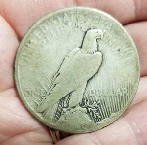 1921 PEACE SILVER DOLLAR HIGH RELIEF KEY DATE COIN