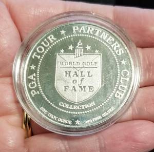 1 TROY OZ. .999 FINE SILVER PGA TOUR GENE SARAZEN IN AIRTITE