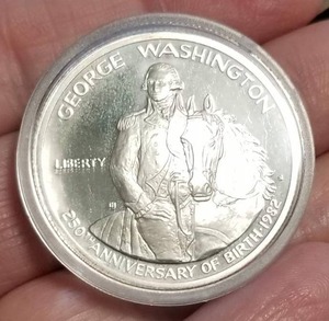 1982-S PROOF WASHINGTON COMMEMORATIVE US SILVER HALF DOLLAR
