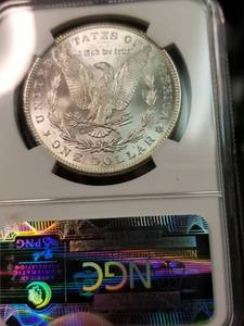 1884 MORGAN SILVER DOLLAR MS65 NGC