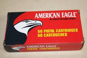 lot 9 image: 50 Federal American Eagle .45 GAP 230 Gr TMJ Ammo