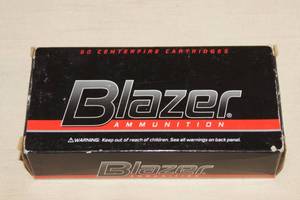 lot 11 image: 50 CCI Blazer 9mm Luger 115 Gr TMJ Ammo