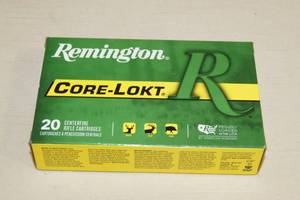 lot 29 image: 20 Remington .30-06 Sprg 180 Gr Core-Lokt SP Ammo