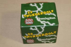 lot 38 image: 500 Remington 22 Thunderbolt .22 LR RN Ammo