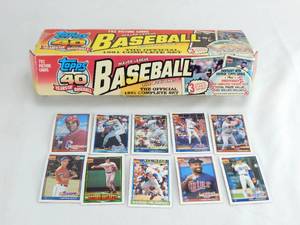 lot 88 image: Box of 1991 Topps Major League Baseball Cards