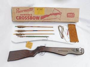 lot 104 image: Vintage Wham-O Powermaster Hunting Crossbow