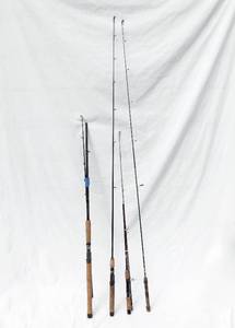 lot 114 image: Set of 4 Fishing Poles Rods