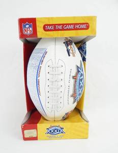 lot 74 image: Limited Edition 2005 Super Bowl XXXIX Commemorative Football.
