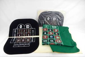 lot 76 image: Set of Roulette and Craps Table Toppers