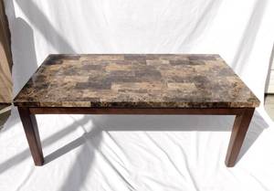 lot 66 image: Ashley Furniture Signature Design Composite Top Coffee Table