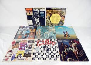lot 158 image: Set of 8 Vintage Rock, Pop, Soundtrack and Sound Effects Records