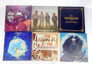 lot 159 image: Lot of 6 Vintage Rock Records