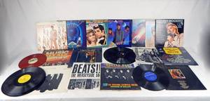 lot 162 image: Set of 25 Vintage Rock, Pop, Country, Soundtrack, Elvis and Kids Records