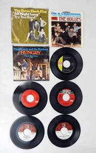 lot 169 image: Set of 8 Vintage 45 Rock Records