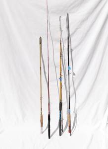 lot 113 image: Set of 4 Fishing Poles Rods