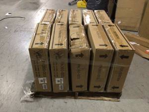 lot 2 image: 10 Boxes of Signature Design by Ashley Abbots Court Back Cushion See Pictures