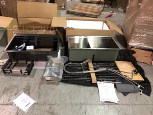 lot 13 image: Lot of assorted Kitchen Sinks various models  See Pictures