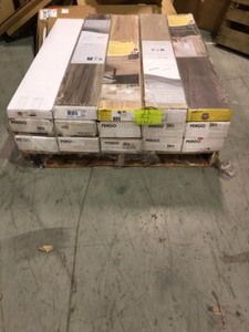 lot 11 image: 13 Boxes of Mixed assorted Flooring Various Conditions See Pictures