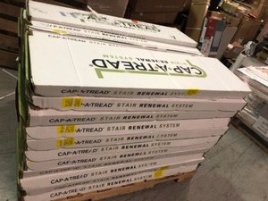 lot 6 image: 28 Mixed Boxes of Cap A Thread Stair Renewal System Various Conditions Customer Returns See Pictures