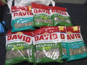 7- 5.35 oz Bags David Sunflower See...