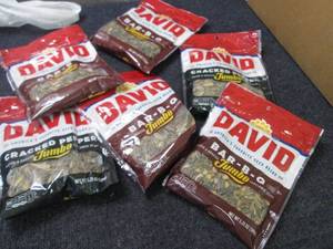 7- 5.35 oz Bags David Sunflower See...