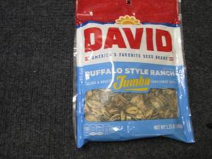 7- 5.35 oz Bags David Sunflower See...