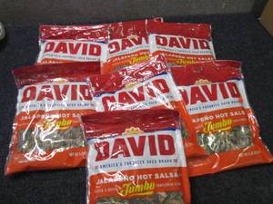 7- 5.35 oz Bags David Sunflower See...
