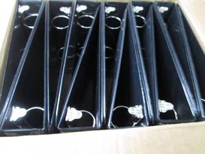 11 Black 3Ring Binders...