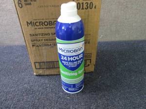 5- 15 oz Spray Can Microban Sanitiz...