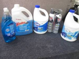 Box of Assorted Cleaners...