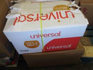 Case of Universal Copy Paper 20 lb....