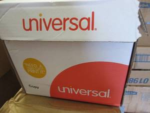 Case of Universal Copy Paper 20 lb....