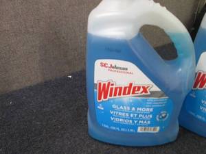 4 Gallons Windex Glass & more...