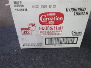 Case of Carnation Half&Half Coffee ...
