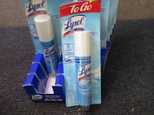 10 - 1 oz Lysol To Go Sprays...
