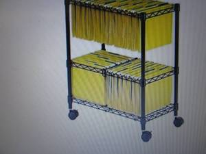 Safco Mobile File, Two-Tier Large, ...