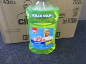 6- 45 oz Bottles Mr. Clean Antibact...