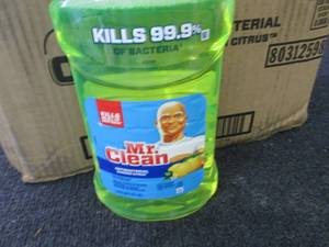 6- 45 oz Bottles Mr. Clean Antibact...