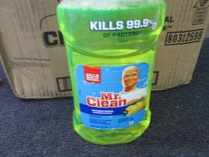 6- 45 oz Bottles Mr. Clean Antibact...