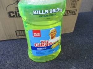 6- 45 oz Bottles Mr. Clean Antibact...