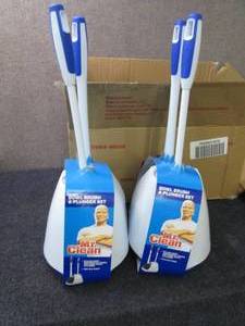 2 Sets Mr.Clean Bowl Brush & Plunge...