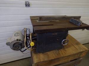 Atlas 1938 Table Saw 34 HP Motor 10