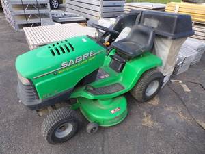 John Deere Saber Riding Mower for parts needs motor