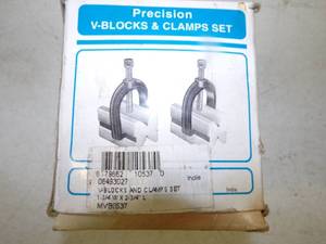 Precision V Blocks and Clamps Set