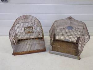 Pair of Bird Cages